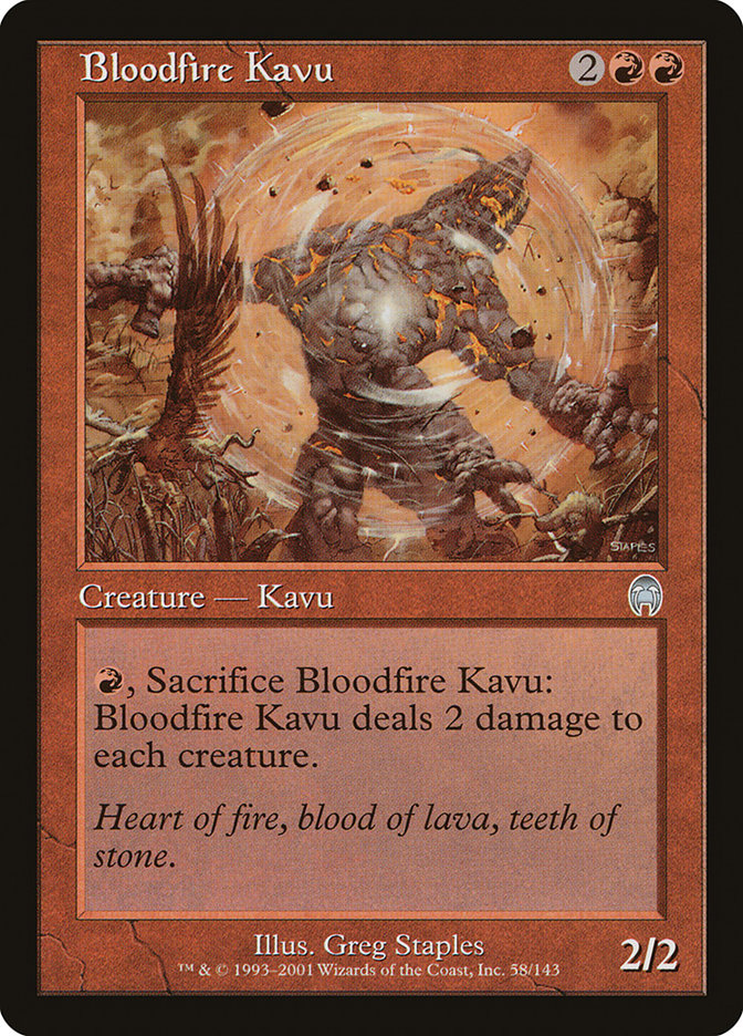 Bloodfire Kavu [Apocalypse] | D20 Games
