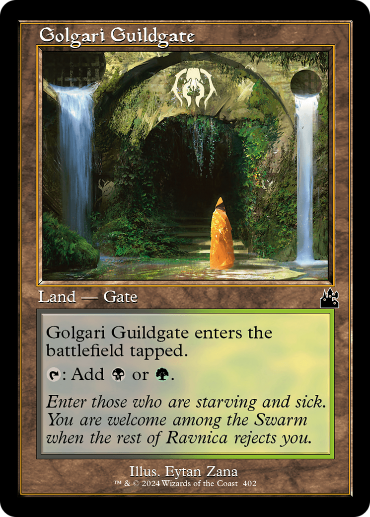 Golgari Guildgate (Retro Frame) [Ravnica Remastered] | D20 Games