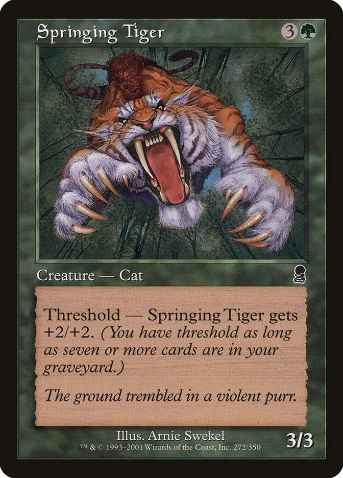 Springing Tiger [Odyssey] | D20 Games
