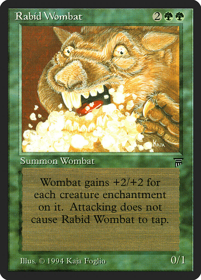 Rabid Wombat [Legends] | D20 Games