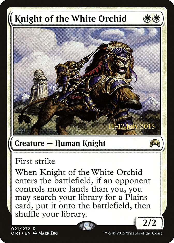 Knight of the White Orchid [Magic Origins Prerelease Promos] | D20 Games