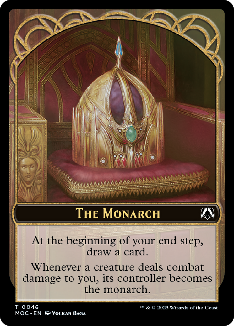 The Monarch // Shapeshifter Double-Sided Token [March of the Machine Commander Tokens] | D20 Games