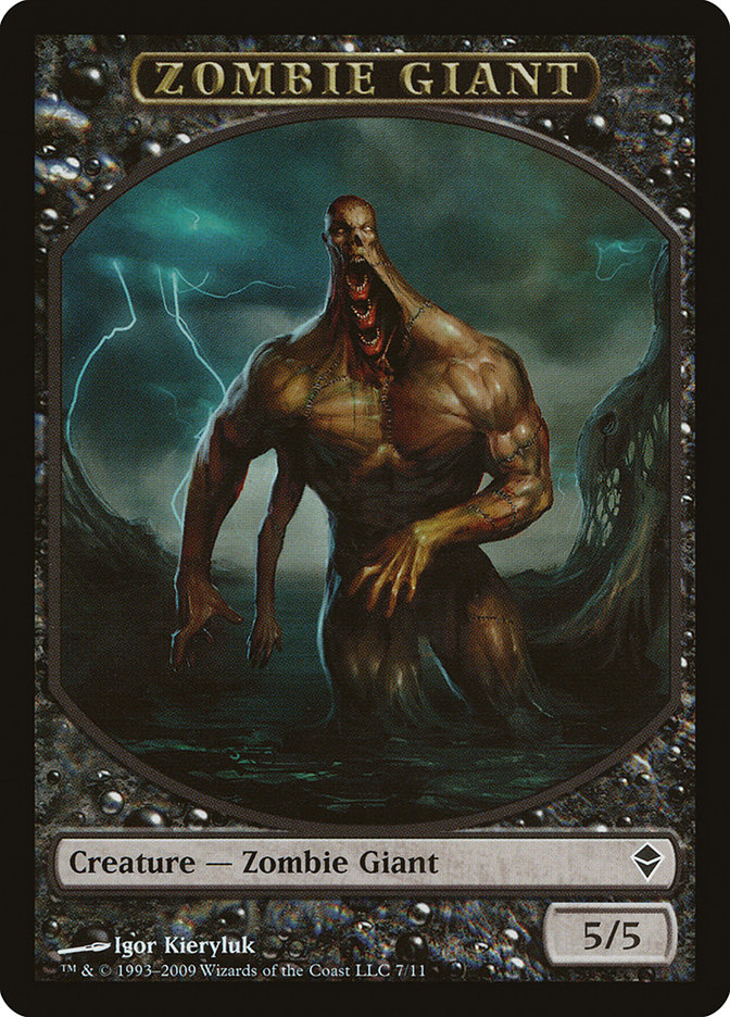 Zombie Giant [Zendikar Tokens] | D20 Games