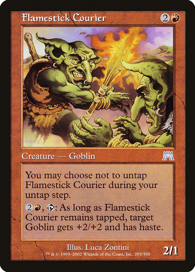 Flamestick Courier [Onslaught] | D20 Games