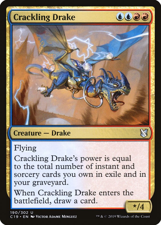 Crackling Drake [Commander 2019] | D20 Games