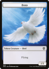 Bird // Cat Double-Sided Token [Phyrexia: All Will Be One Commander Tokens] | D20 Games