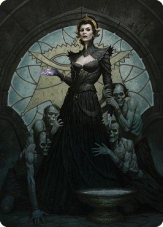 Liliana of the Veil Art Card [Dominaria United Art Series] | D20 Games