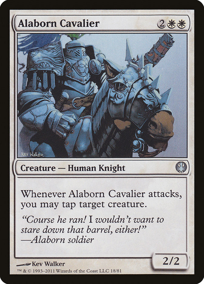 Alaborn Cavalier [Duel Decks: Knights vs. Dragons] | D20 Games