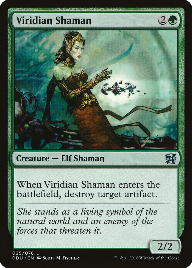 Viridian Shaman [Duel Decks: Elves vs. Inventors] | D20 Games