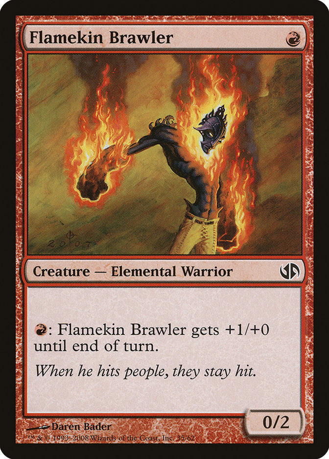 Flamekin Brawler [Duel Decks: Jace vs. Chandra] | D20 Games