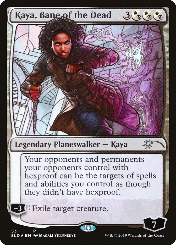 Kaya, Bane of the Dead (Stained Glass) [Secret Lair Drop Promos] | D20 Games