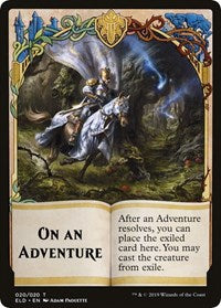 On An Adventure // Spirit Double-sided Token (Challenger 2020) [Unique and Miscellaneous Promos] | D20 Games
