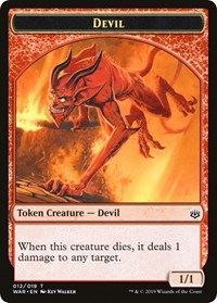 Devil // Satyr Double-sided Token (Challenger 2020) [Unique and Miscellaneous Promos] | D20 Games