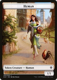 Human Double-sided Token (Challenger 2020) [Unique and Miscellaneous Promos] | D20 Games