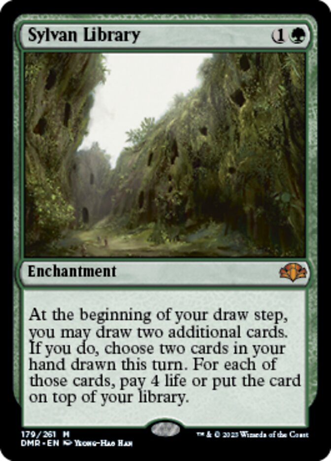 Sylvan Library [Dominaria Remastered] | D20 Games