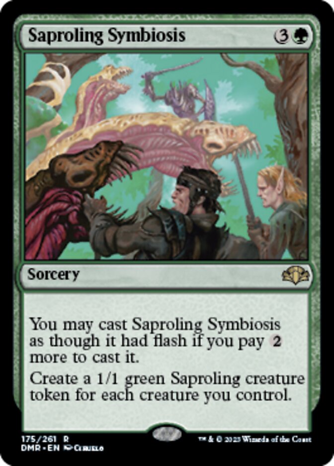 Saproling Symbiosis [Dominaria Remastered] | D20 Games