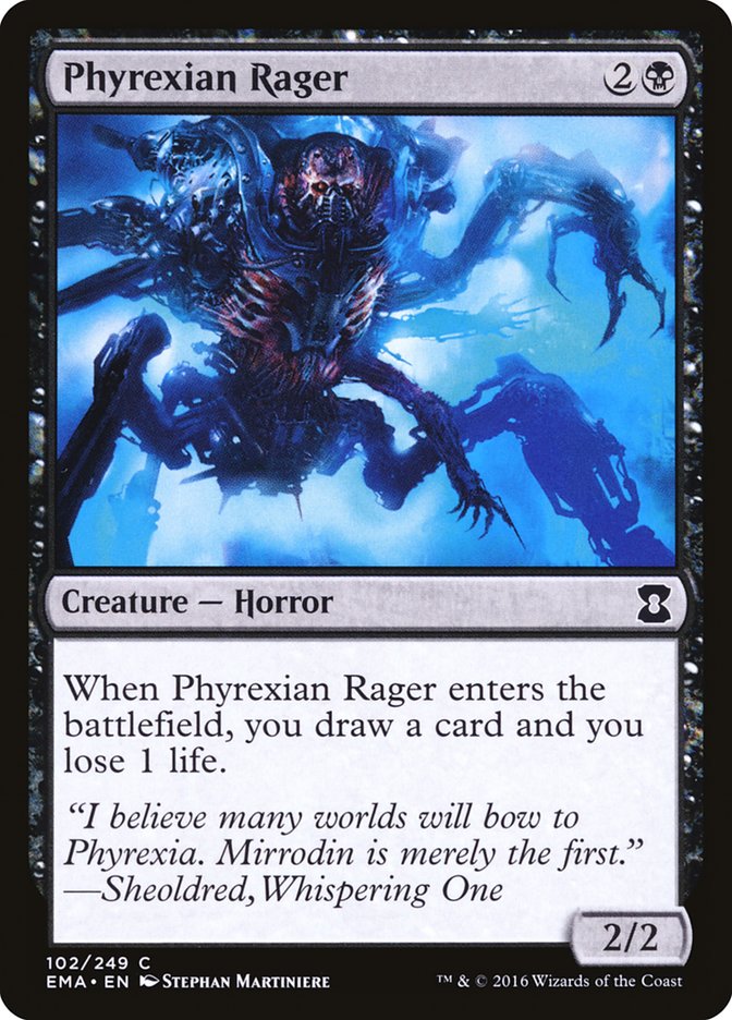 Phyrexian Rager [Eternal Masters] | D20 Games