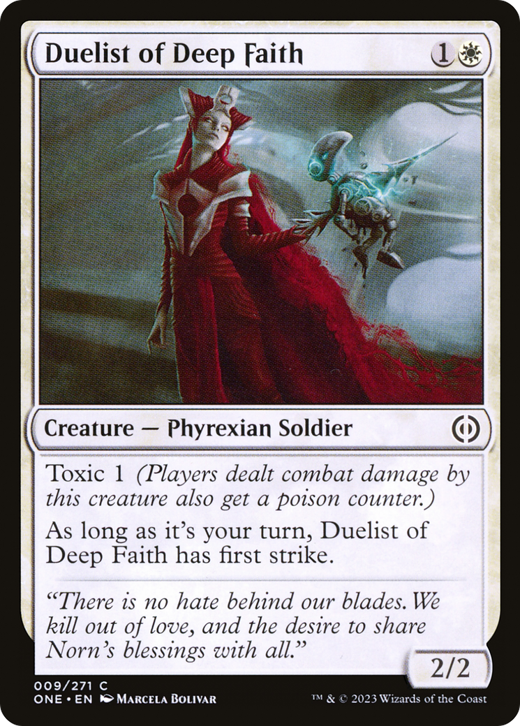 Duelist of Deep Faith [Phyrexia: All Will Be One] | D20 Games