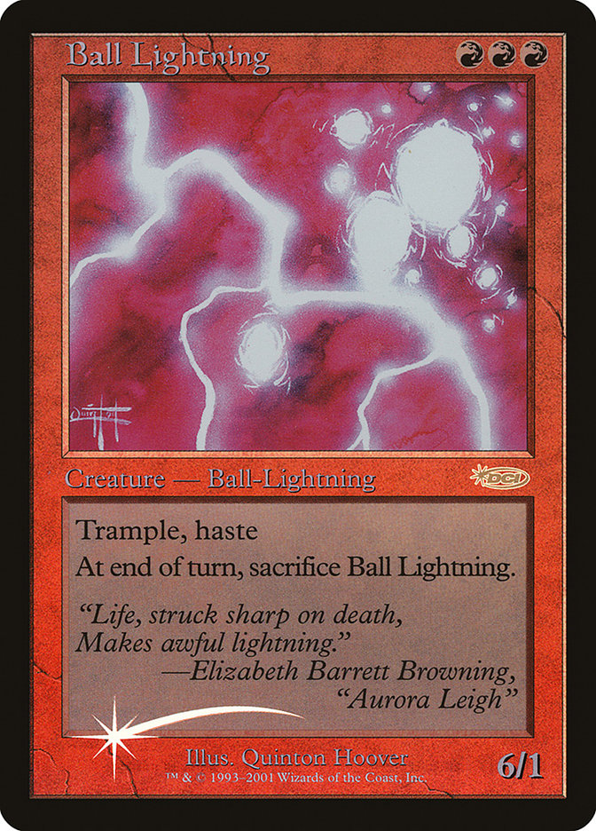 Ball Lightning [Judge Gift Cards 2001] | D20 Games