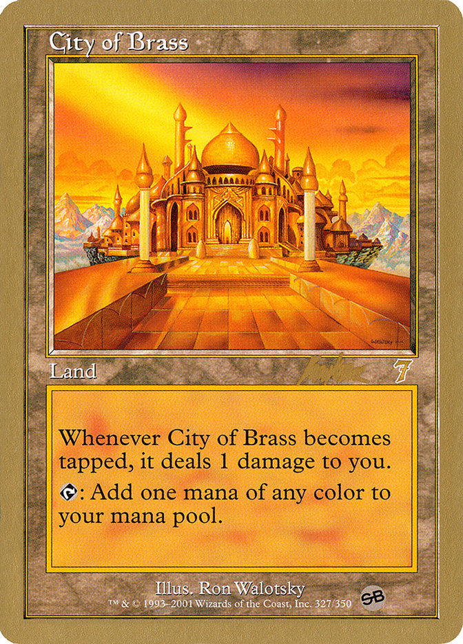 City of Brass (Brian Kibler) (SB) [World Championship Decks 2002] | D20 Games