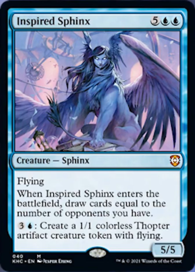 Inspired Sphinx [Kaldheim Commander] | D20 Games