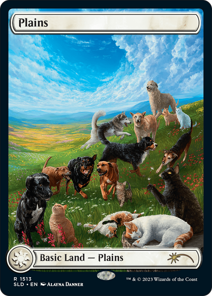 Plains (1513) [Secret Lair Commander Deck: Raining Cats and Dogs] | D20 Games