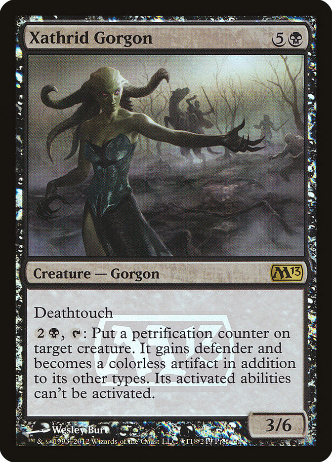 Xathrid Gorgon [Magic 2013 Prerelease Promos] | D20 Games