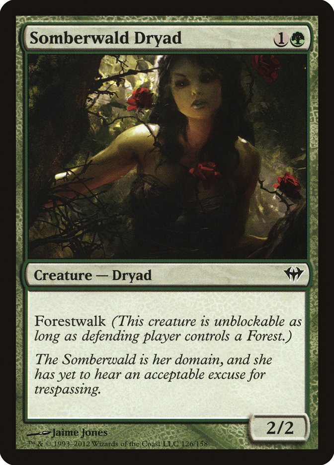 Somberwald Dryad [Dark Ascension] | D20 Games