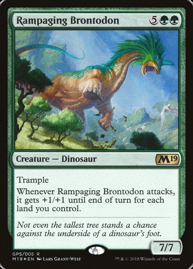 Rampaging Brontodon [M19 Gift Pack] | D20 Games