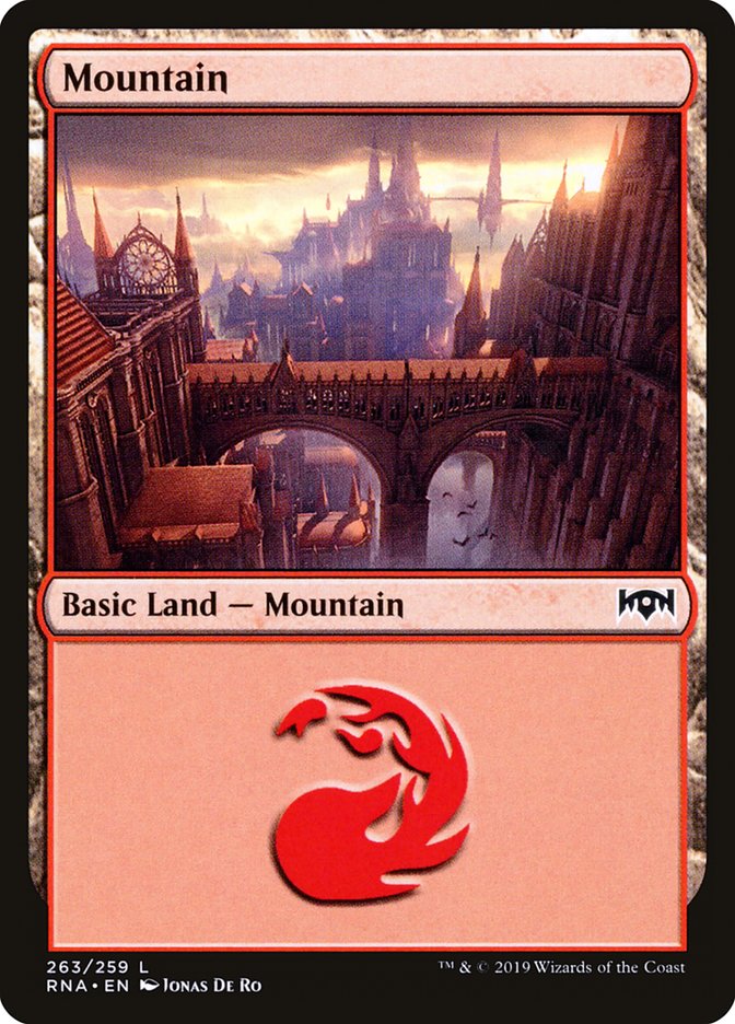 Mountain (263) [Ravnica Allegiance] | D20 Games