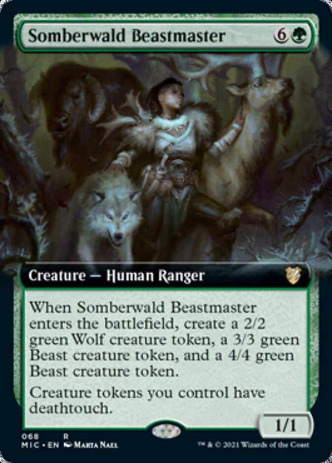 Somberwald Beastmaster (Extended) [Innistrad: Midnight Hunt Commander] | D20 Games