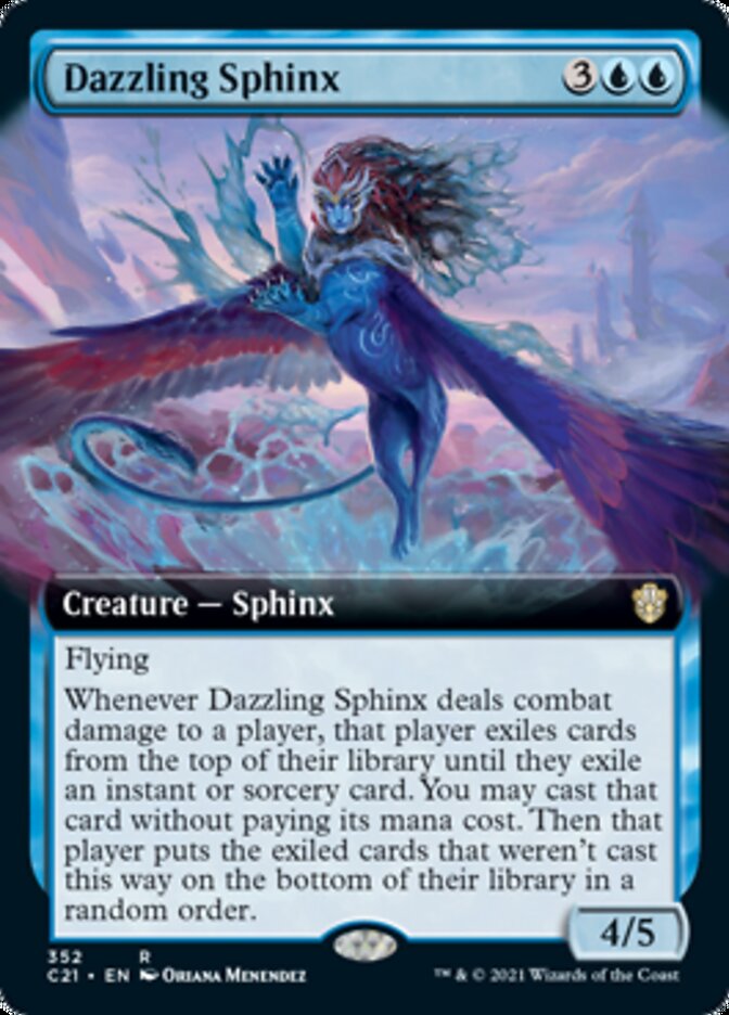 Dazzling Sphinx (Extended) [Commander 2021] | D20 Games