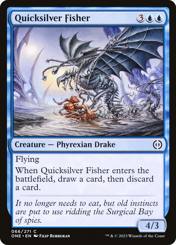 Quicksilver Fisher [Phyrexia: All Will Be One] | D20 Games