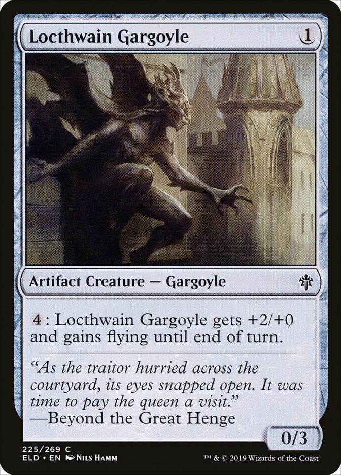 Locthwain Gargoyle [Throne of Eldraine] | D20 Games