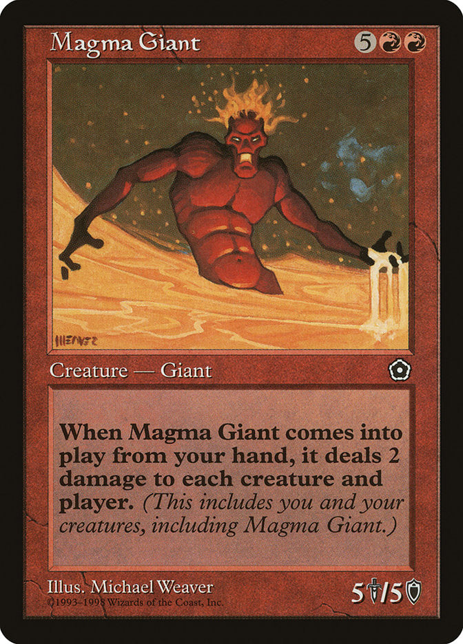 Magma Giant [Portal Second Age] | D20 Games