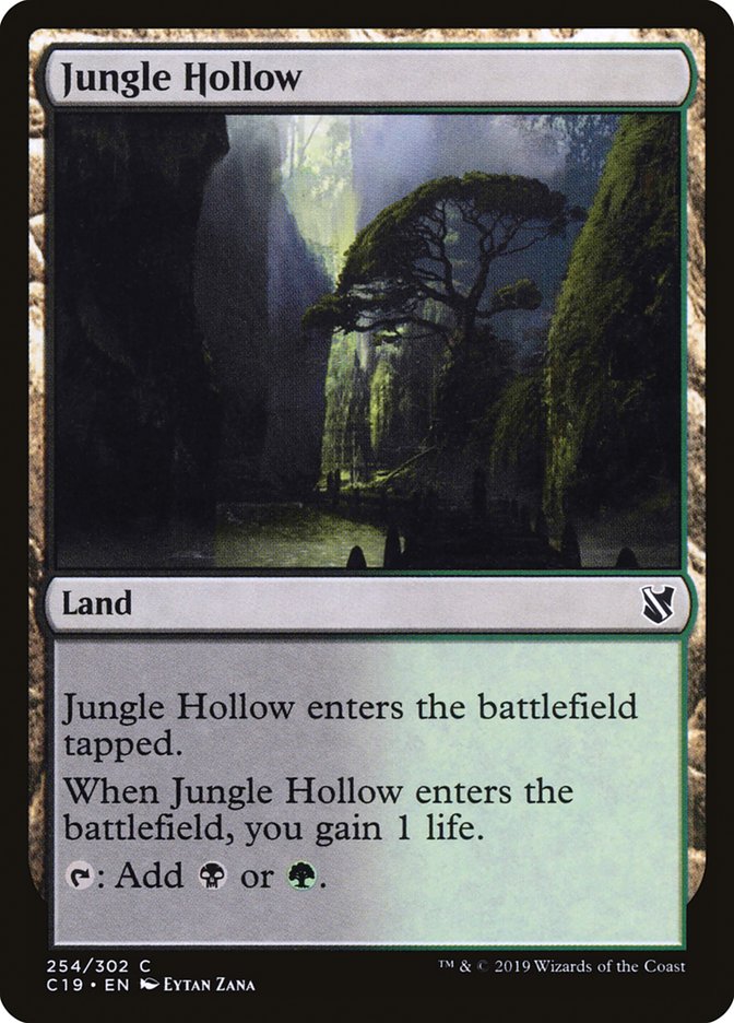 Jungle Hollow [Commander 2019] | D20 Games