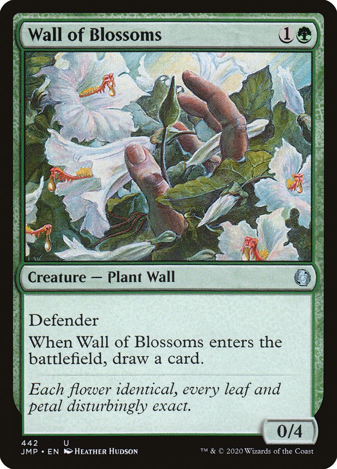 Wall of Blossoms [Jumpstart] | D20 Games