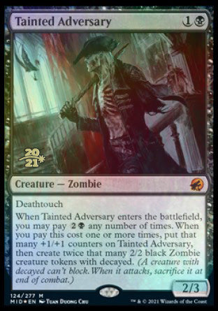 Tainted Adversary [Innistrad: Midnight Hunt Prerelease Promos] | D20 Games