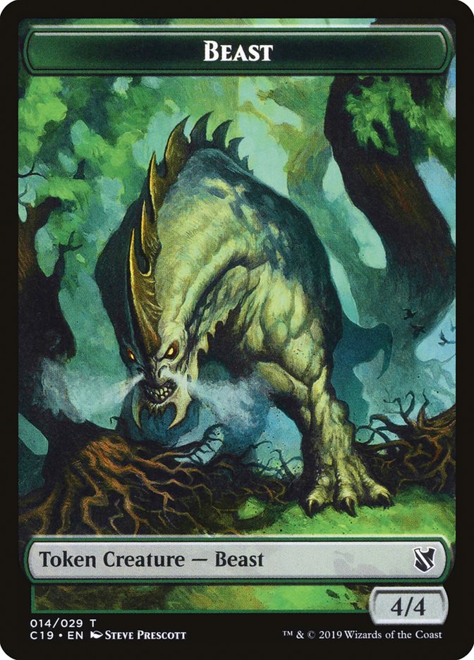 Beast (014/029) [Commander 2019 Tokens] | D20 Games