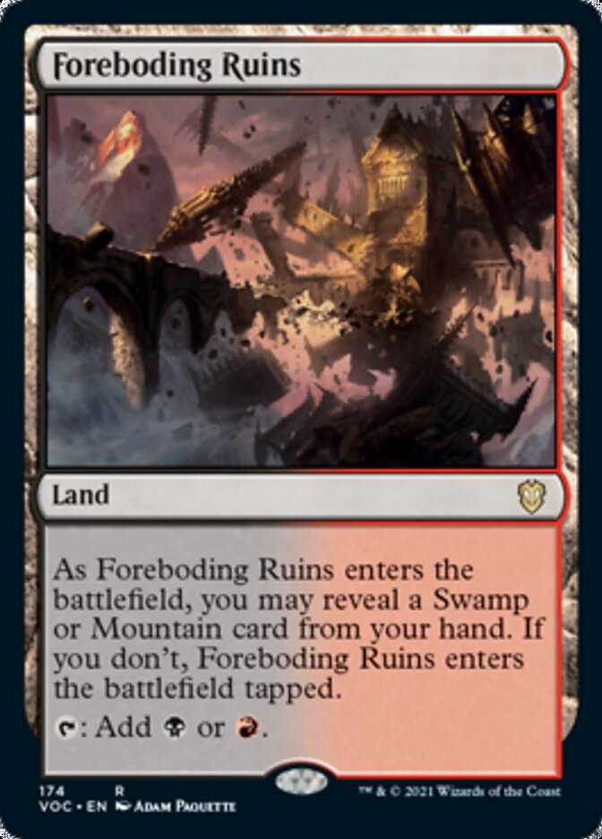 Foreboding Ruins [Innistrad: Crimson Vow Commander] | D20 Games