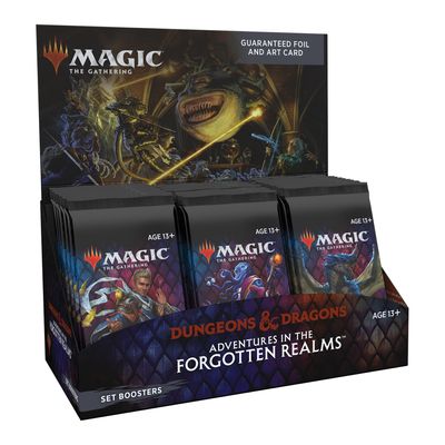 MTG Dungeon and Dragons Adventure in the Forgotten Realms Set Booster box | D20 Games