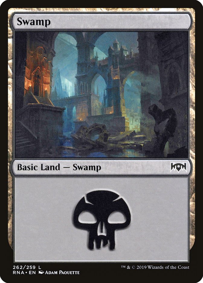 Swamp (262) [Ravnica Allegiance] | D20 Games