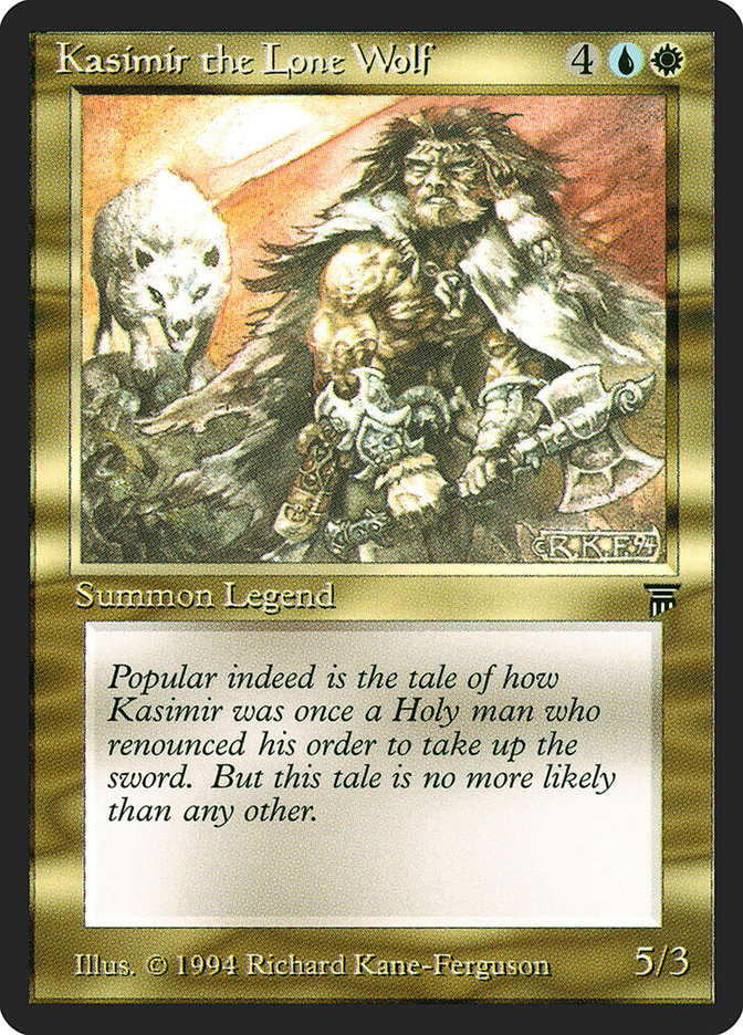 Kasimir the Lone Wolf [Legends] | D20 Games