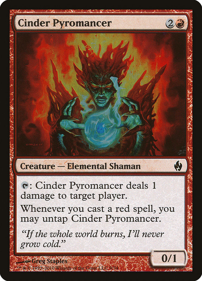 Cinder Pyromancer [Premium Deck Series: Fire and Lightning] | D20 Games