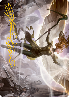 Sigarda's Splendor Art Card (Gold-Stamped Signature) [Innistrad: Midnight Hunt Art Series] | D20 Games