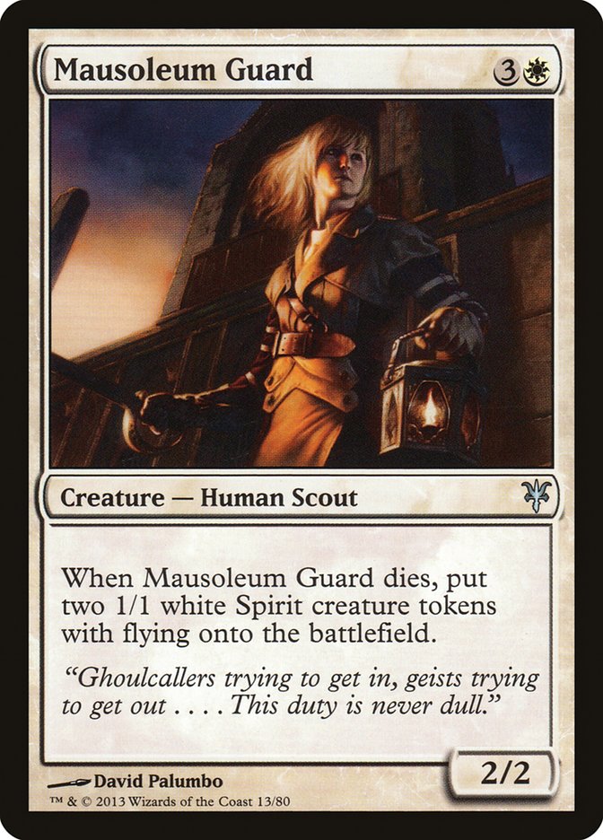 Mausoleum Guard [Duel Decks: Sorin vs. Tibalt] | D20 Games