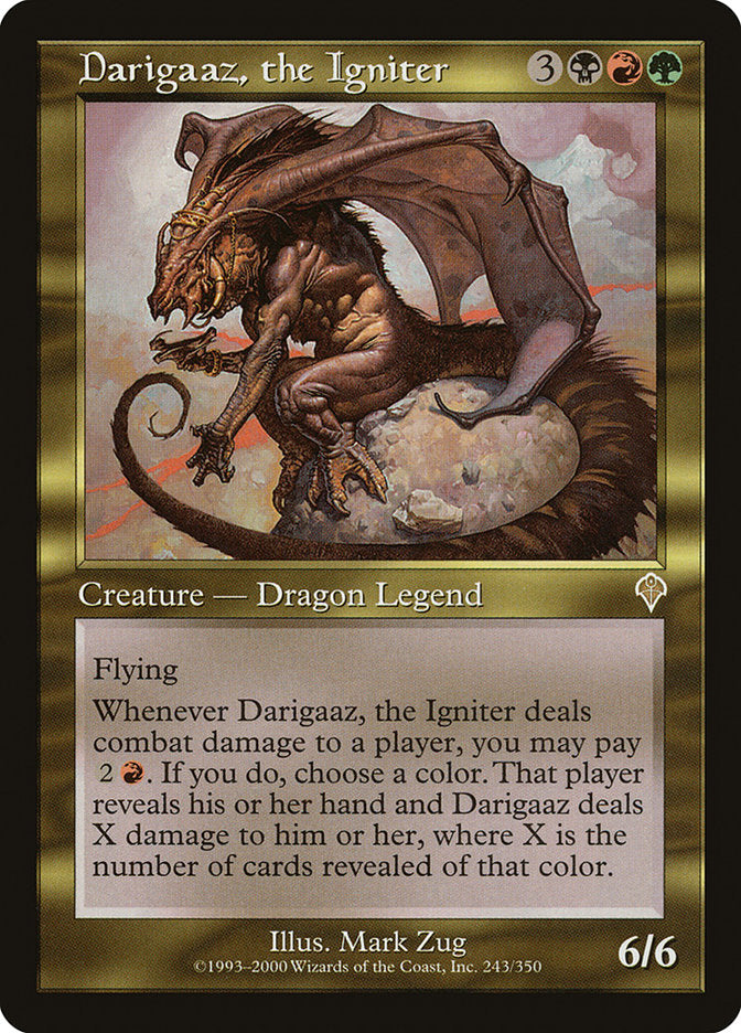 Darigaaz, the Igniter [Invasion] | D20 Games