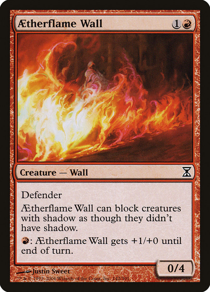 Aetherflame Wall [Time Spiral] | D20 Games