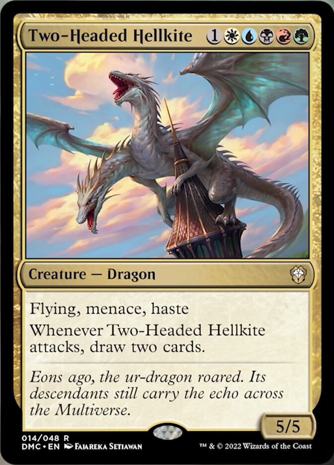 Two-Headed Hellkite [Dominaria United Commander] | D20 Games