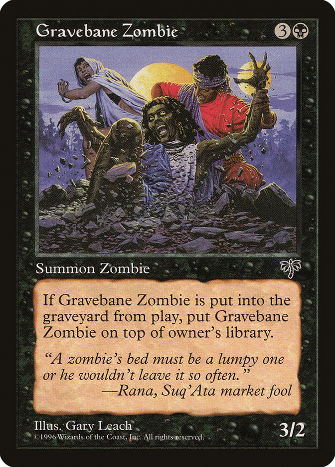 Gravebane Zombie [Mirage] | D20 Games